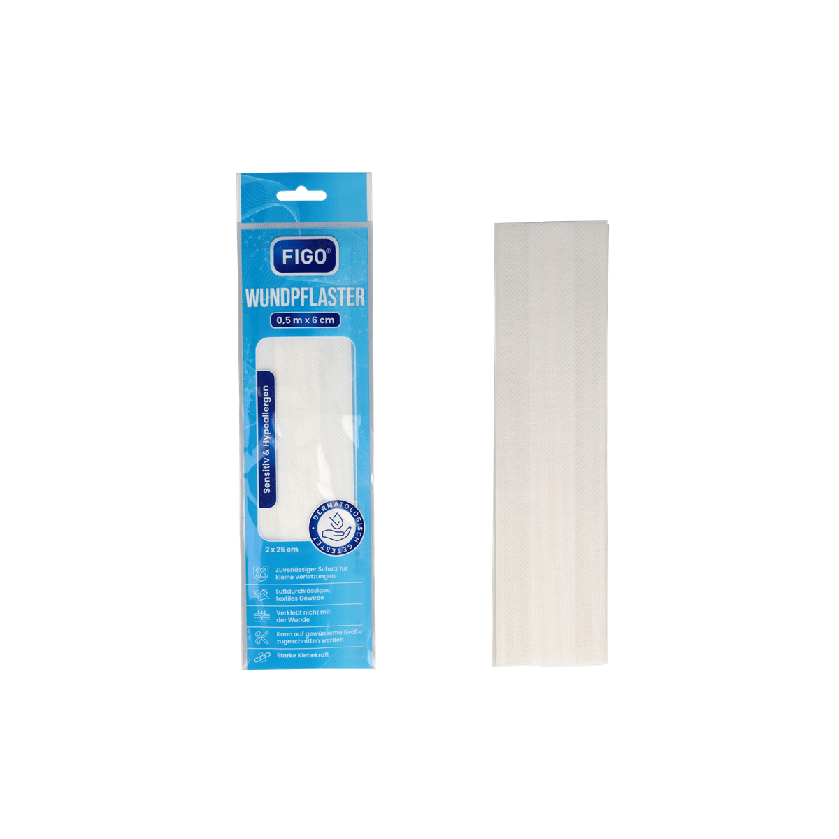 Wundverband, Pflaster, Wundpflaster, Blutstillende, Medizinisch, Wundverband, Wunde Pflaster, Elastischer Verband, 0,5 m x 6 cm, PP-Pflaster, Wundverband, Pflaster, Klebeverband, Sanität, Medizinprodukt