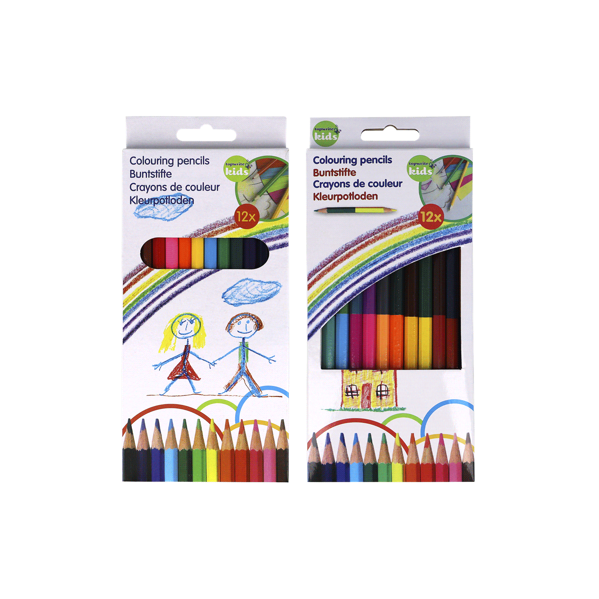 Buntstifte, Kolorierte Buntstifte, 12er Set, Kinderzeichnung, Holzstifte, Buntstifte, Coloring pencils, Kinderpackung, Buntstifte Set, Buntstiftbox, Buntstifte, Buntstifte-Set, Kinderzeichnen, Farbstifte, Kunstset