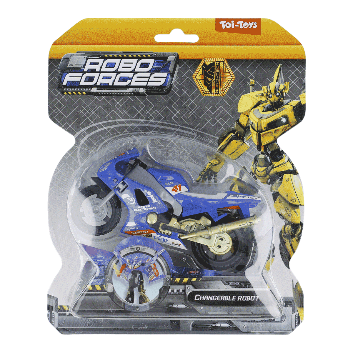 Rennrad, Kleines Fahrzeug, Motorrad, Roboterfigur, Spielzeug, Rennrad, Spielzeugauto, Motorrad, Roboter, Bewegliches Modell, Fernmotor, Motorrad, Spielzeug, Robot, Wechselbar