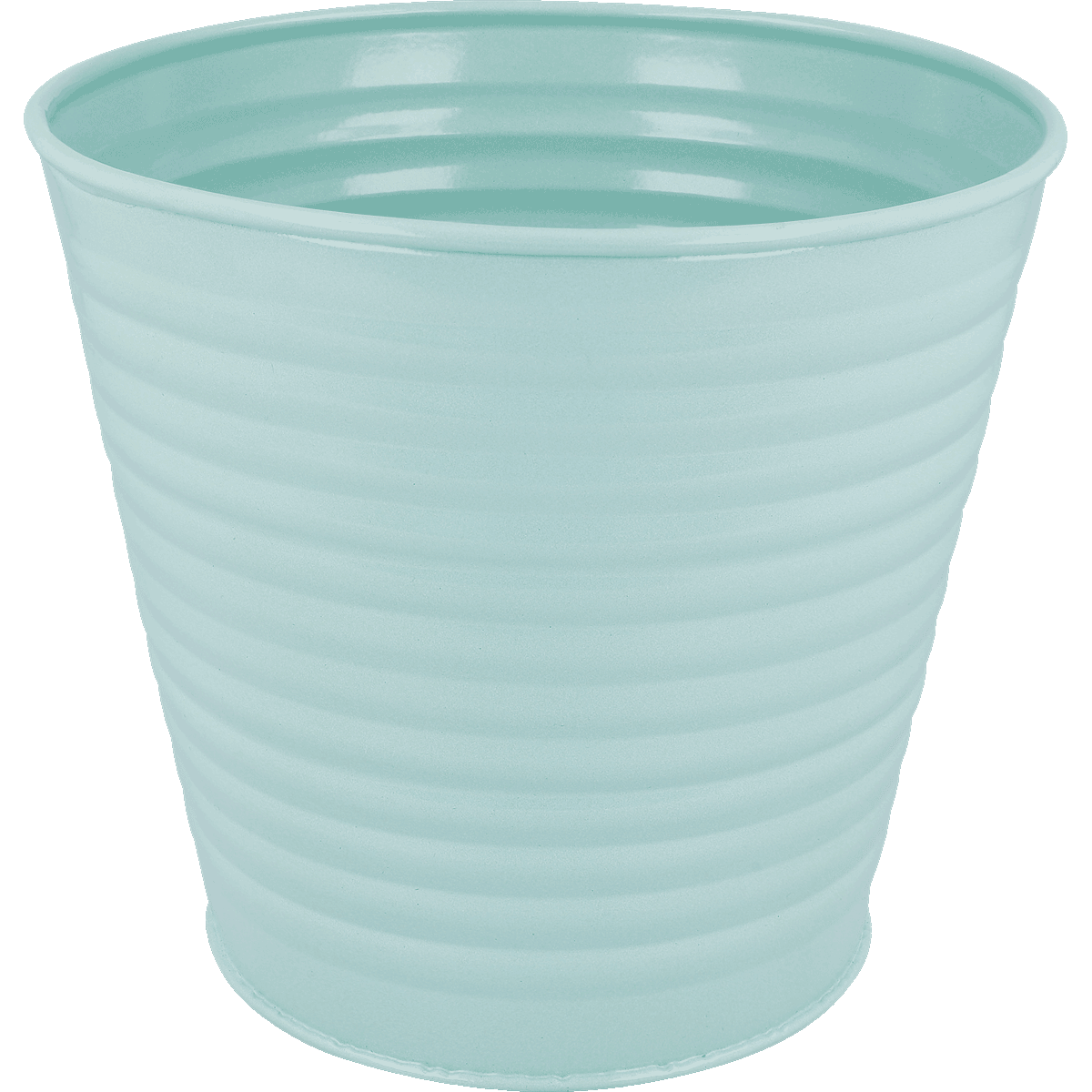 Becher, Tasse, Vielseitig, Hülle, Rippung, Becher, Becher aus Metall, Pastellblau, Rille/Struktur, Küchenzubehör, Becher, Becher aus Metall, Türkis, Rippenstruktur, Kegelform