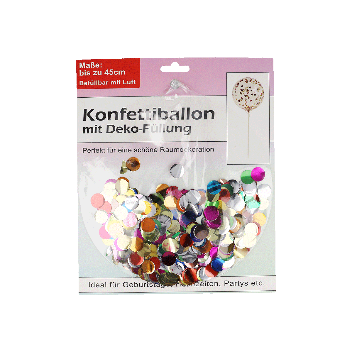 Konfettiballon, Deko-Füllung, Konfetti, Farbkonfetti, Ballonfüllung, Konfetti, Ballonkonfetti, Dekorfüllung, Folie, bunte Konfetti, Konfettiballon, Dekorfüllung, Konfetti, Ballonfüllung, Papierkonfetti
