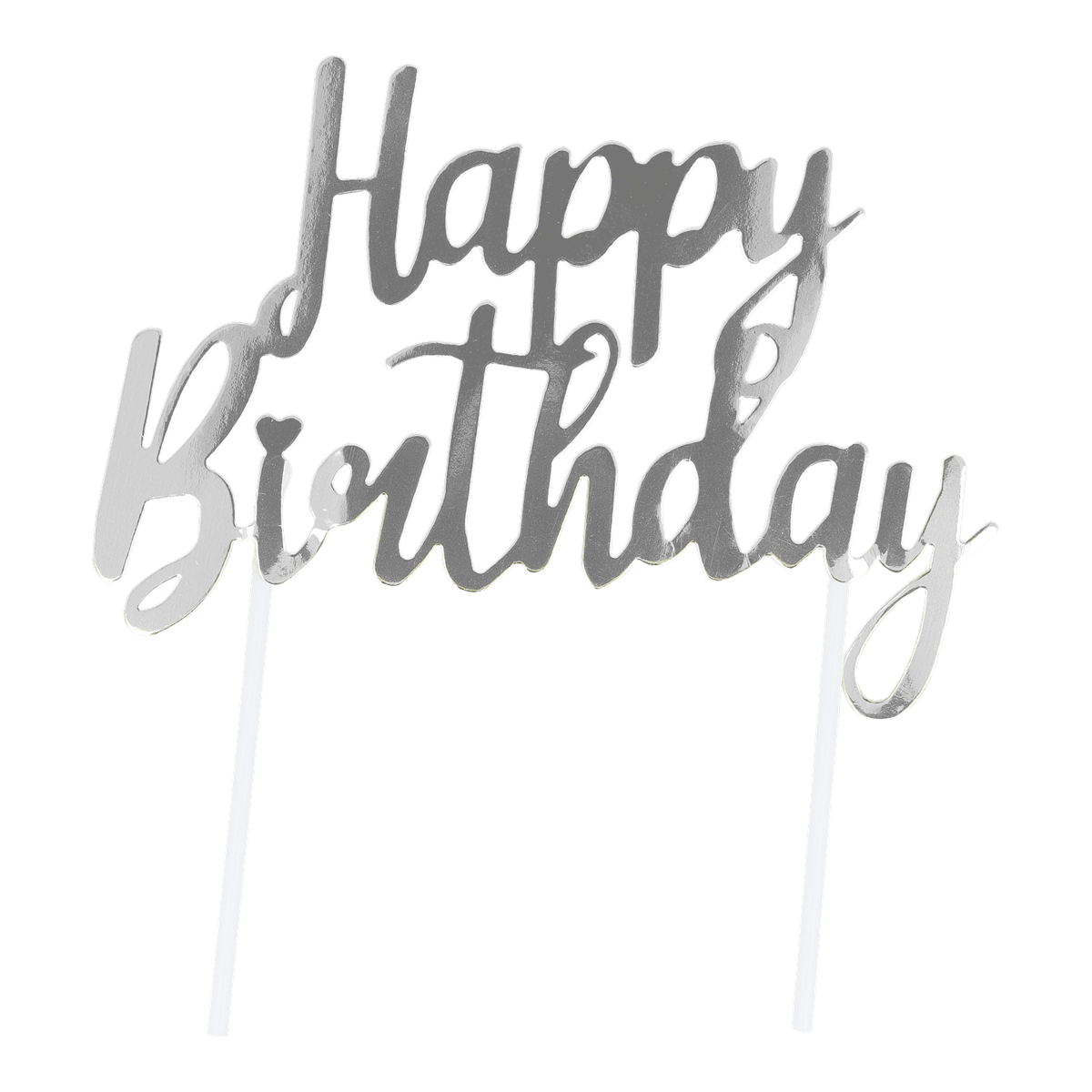 Geburtstag, Dekoration, Schild, Kuchenaufsatz, Weiß, birthday, dekoration, kuchen topper, schriftzug, stabspender, birthday, cake, deko, schild, cutout