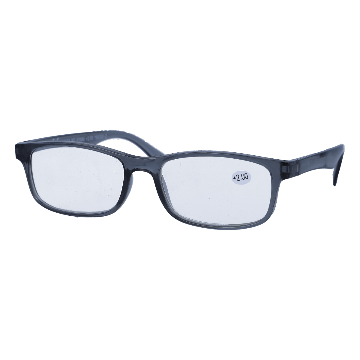 Brillen, Klarglas, Rahmen Kunststoff, blau, Sehstärke +2.00, Brille, Brillenrahmen, Kunststoff, Grau, Alltagstauglich, Brille, Brillenfassung, Kunststoff, Rahmenfarbe blau, Lunette