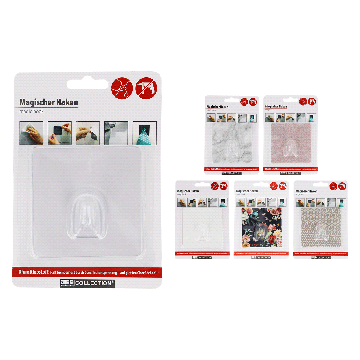 Magnetischer Haken, Haken, Magischer Haken, selbstklebender Haken, Dekorationshaken, haken, magnetischer haken, transparent, klebefrei, kunststoff, magischer Haken, Haken, Glasaufhängung, Aufhängehaken, Dekorationshaken
