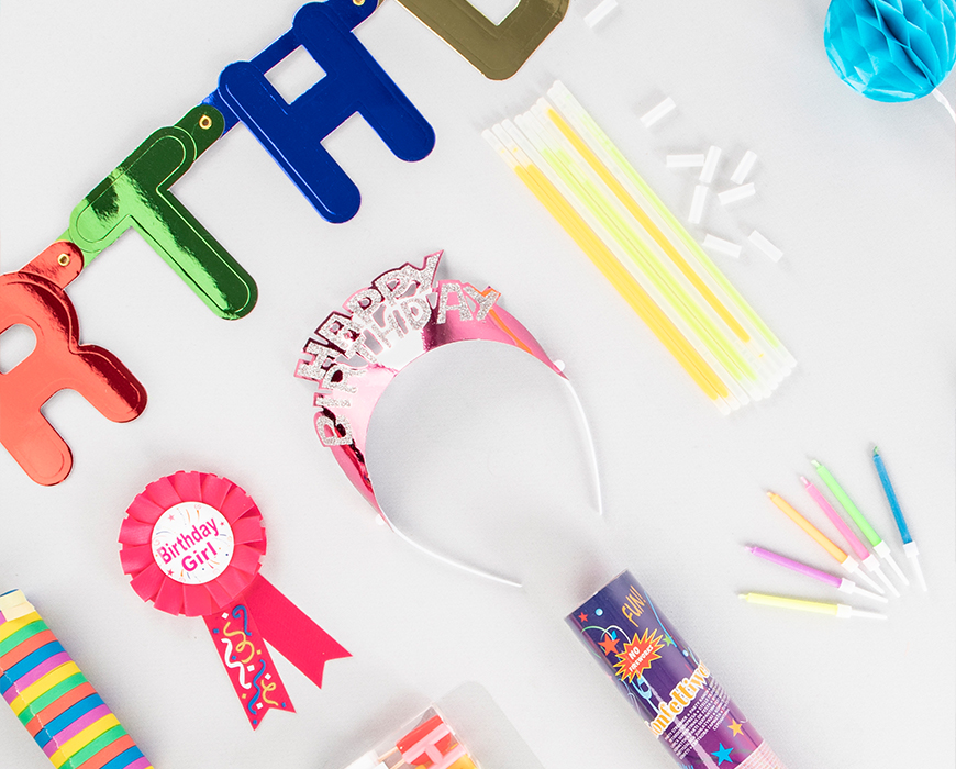 party, birthday, headband, confetti, candles