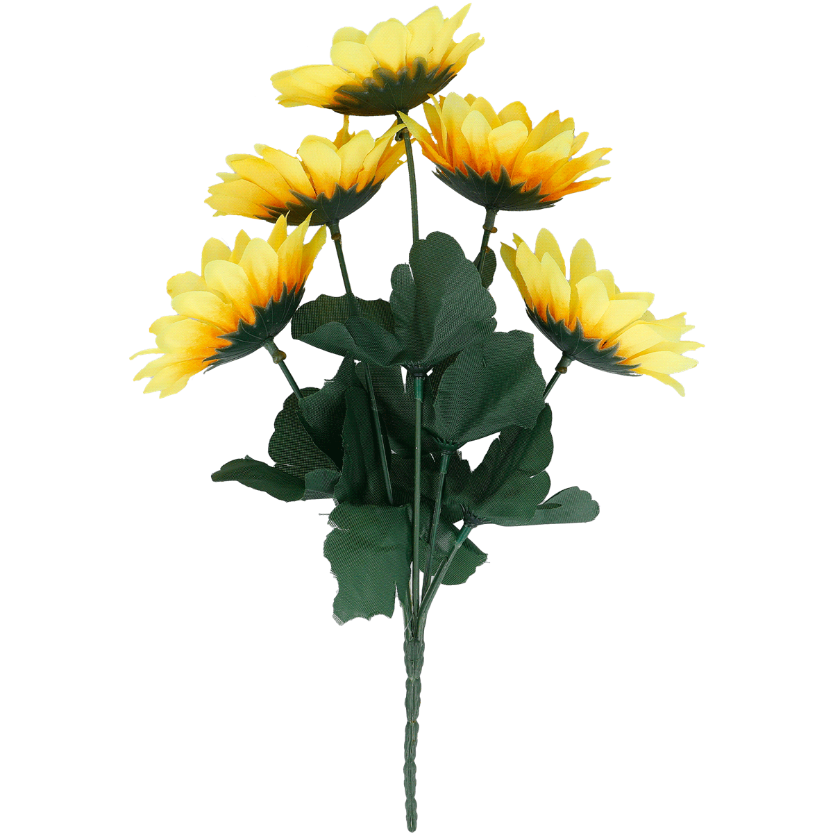 Sonnenblume, Kunstpflanze, Gelb, Blütenstängel, Blätter, Sonnenblume, Blumenstrauß, Kunstpflanze, Gelb, Grüne Blätter, Blume, Sonnenblume, Kunstpflanze, Kunstblume, Strauß