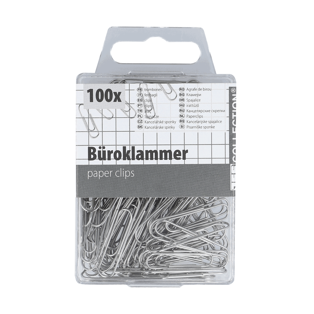 Büroklemme, Büroklammern, Papierclips, Metallclips, 100 Stück, Büroklammern, Papierklammern, 100 Stück, Metall, Spiral-Form, Büroklammern, Klammern, Papierklammern, Metall, 100 Stück