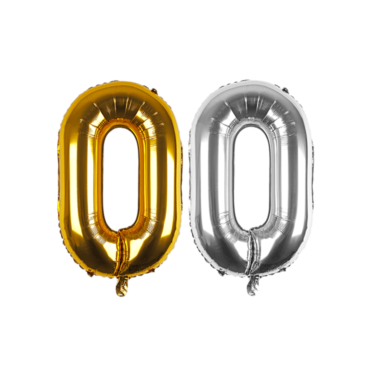 Luftballon, Geburtstag, Q-Ballon, Metallic, Deko, Luftballon, Gold, Silber, Q-Form, Dekoration, Ballon, Q-Luftballon, Gold, Silber, Dekoration