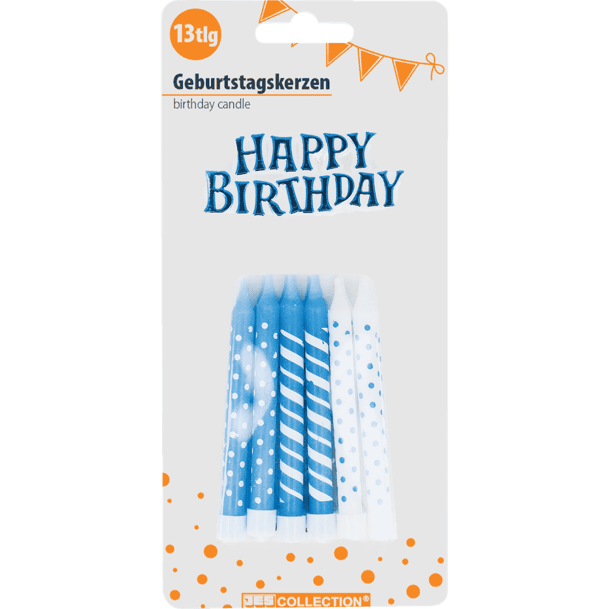 birthday candles,  Kerzenset,  blaue Kerzen,  gestreifte Kerzen,  Punkte Kerzen, Geburtstagskerzen, Kerzen, Party, Deko, Kuchenkerzen, birthday candles, party candles, blue candles, striped candles, dot pattern candles