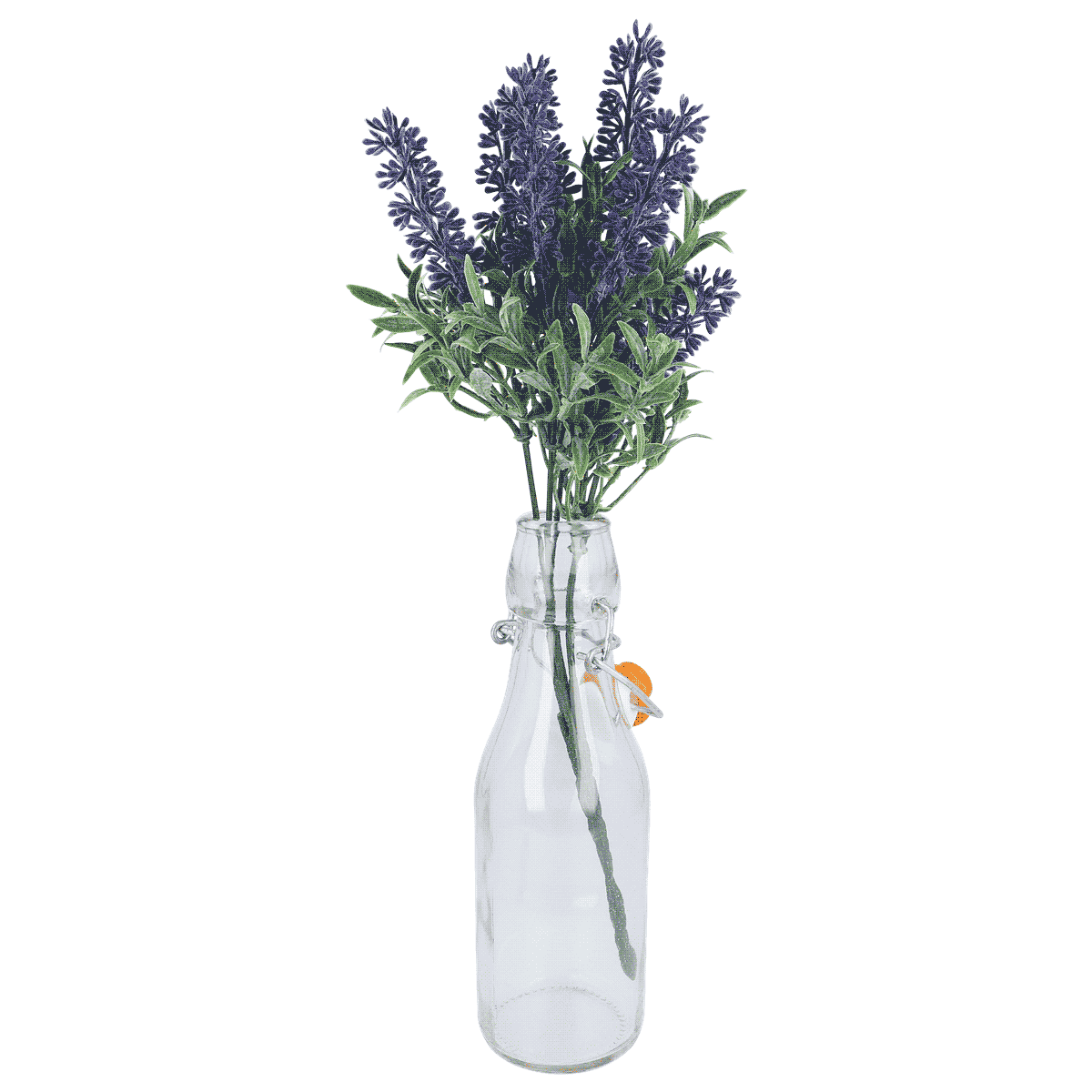lavendel, lavendelstrauß, flasche, glasvase, blumenarrangement, lavendel, blumen, glasflasche, vase, duftpflanze, lavendel, straußenseide, glasflasche, vasenblume, diy-deko