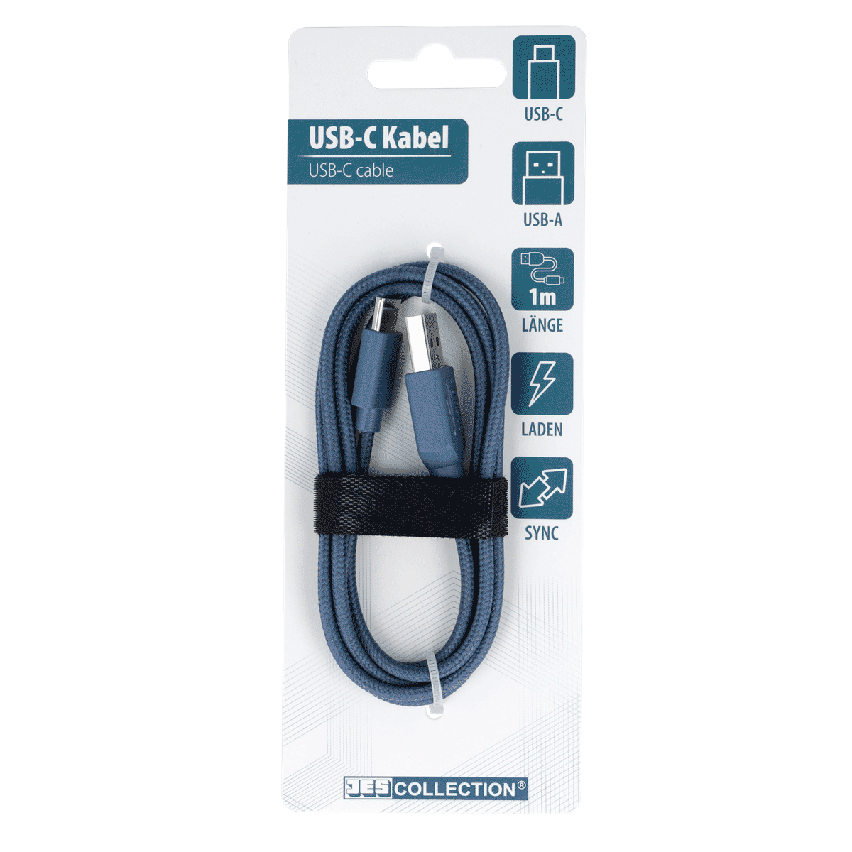 USB-C kabel, Ladekabel, 1 m, geflochten, USB-C zu USB-A, USB-C Kabel, Ladekabel, 1m, Nylon USB-C, Synced, USB-C Kabel, Ladekabel, Drahtkabel, 1m, USB-C zu USB-A