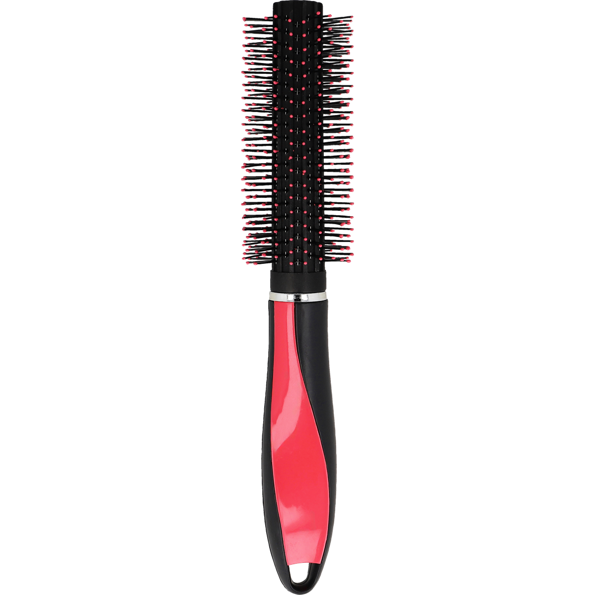 Haarbürste, Lockenbürste, Rundbürste, Rot-schwarz, Kugelspitzen, Haartrockner-Bürste, Lockenbürste, Rundbürste, Haarschmuck?, Elektrische Bürste, Haarglätterbürste, Interner Bürstenkopf, Rot-schwarz, Rundbürste, Haarstyling