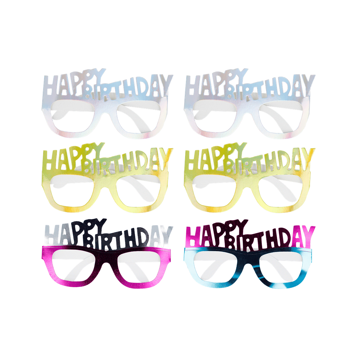 birthday, glasses, decor, confetti, colorful, lanyard, birthday, glasses, patterned, multicolor, Kunststoffbrille, Happy Birthday, Brille, Lustige Brille, Scherzbrille