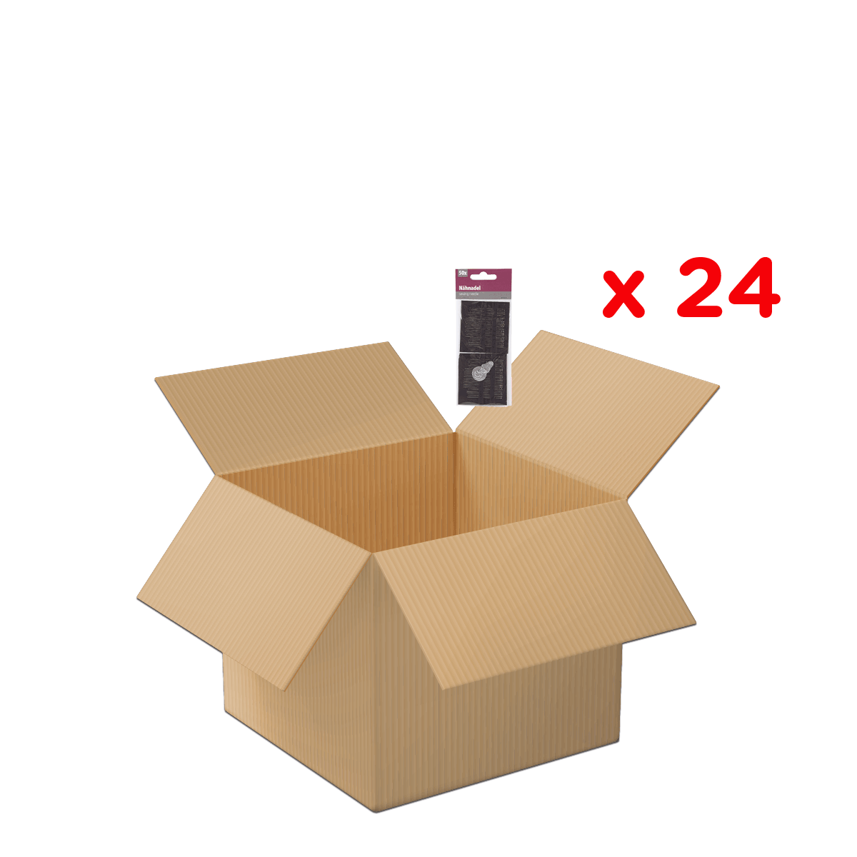 Kartonbox, Offen, Lagerbehälter, Faltbox, 24 Stück, kartonbox, offener karton, frachtkarton, versandverpackung, 24 stück, kartonbox, box, verpackung, karton, selbstklebend