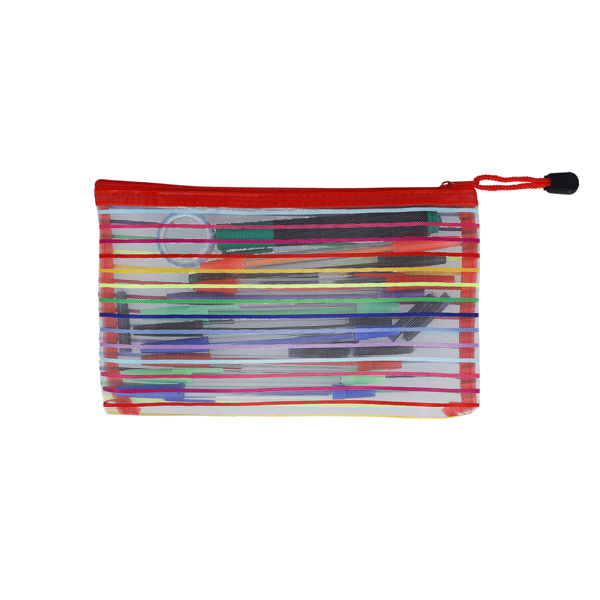 Pouch, Zipped pouch, Streifen, Mehrfarbig, Geldbörse, Kosmetiktasche, Tasche, Reißverschluss, bunt, Stifthalter, Portemonnaie, Pailletten, Mehrfarbig, Reißverschluss, Zubehör