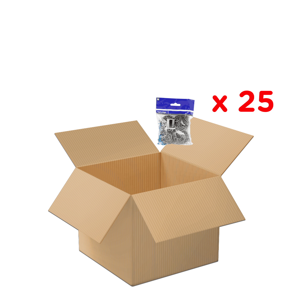 Kartonbox, Kartonage, Versandbox, Verpackung, 25-Stück, kartonbox, kartonverpackung, verpackung, offene box, 25 stück, Kartonbox, offene Box, Verpackungsbox, wellpappe, leer