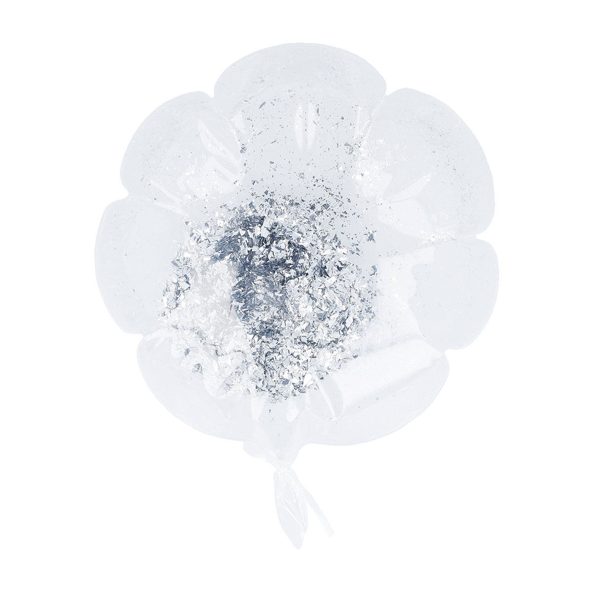 balloon, glitter, silber, party, ballon, balloon, folie, glitzer, silber, bouquet, Ballon, Glitzer, Rosenform, Sterling, Transparent