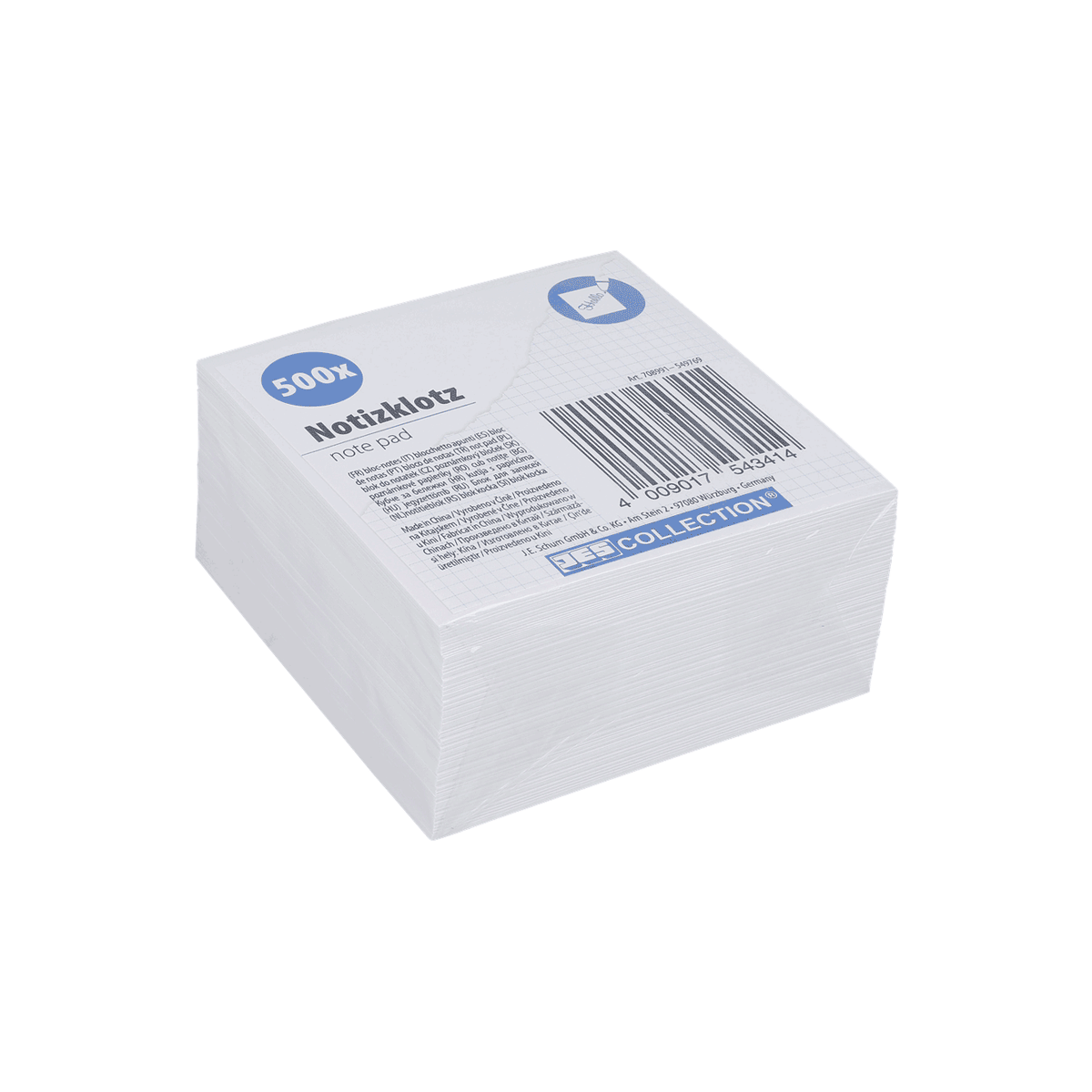 Notizblock, Notizpapier, Notizblock-Block, Kladde, Papierblock, Notizblok, Notizblock, 500 Blatt, Weiß, Notizblock-Papier, Notizblock, Notizblock-Pad, Schreibblock, Kleiner Block, Notizpapier