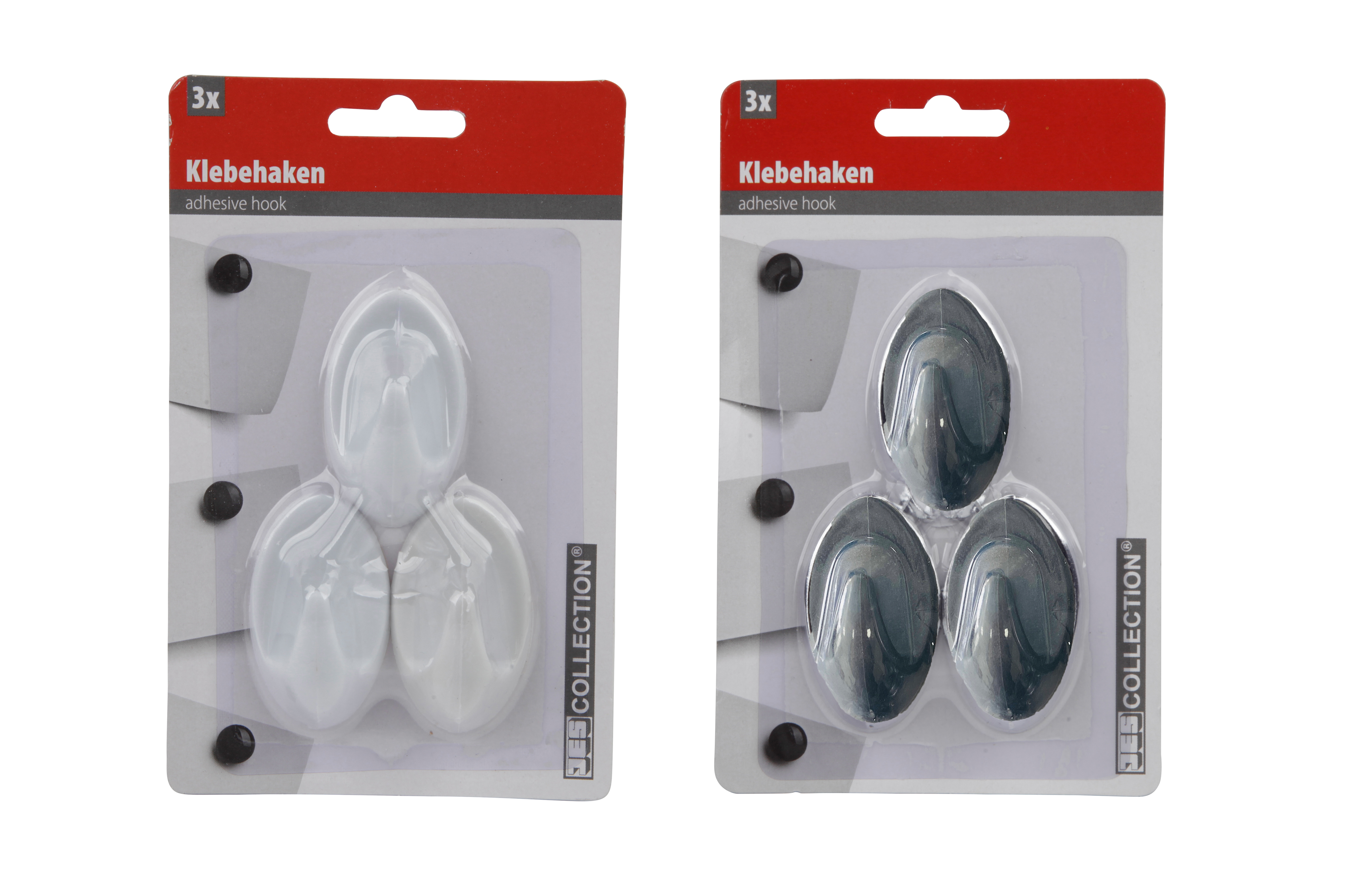 Klebehaken, adhesive hook, 3x, Pack, Haushalt, Klebekleber, Klebehaken, Haftungshaken, Adhäsionshaken, Haken-Set, Klebehaken, adhesive hook, Klebehaken-Set, Haushaltszubehör, Dekor-Haken