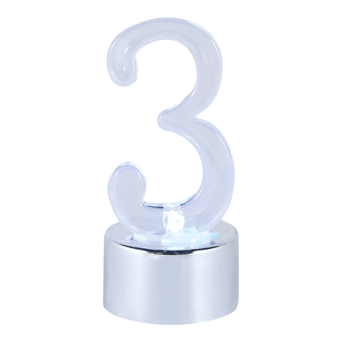 Zahl, Tischdeko, Neon-Akzent, Schmuckfigur, Durchsichtiger Kunststoff, Zahl, Kuchenteil, Zahlenschmuck, Glasfigur, Acryl-Nummer3, Lichtfigur, 3D-Glas, Fragezeichen-Form, Schatzkerzenständer, Dekoration