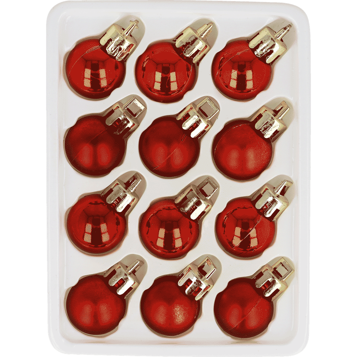Christbaumkugeln, Baumschmuck, Rot, Glas, Kugeln