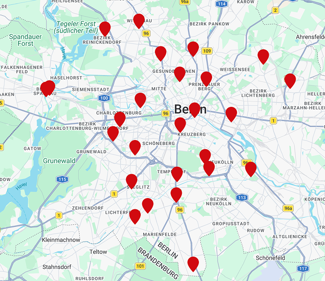 location, Stadt, Karte, Punkte, Markierungen
