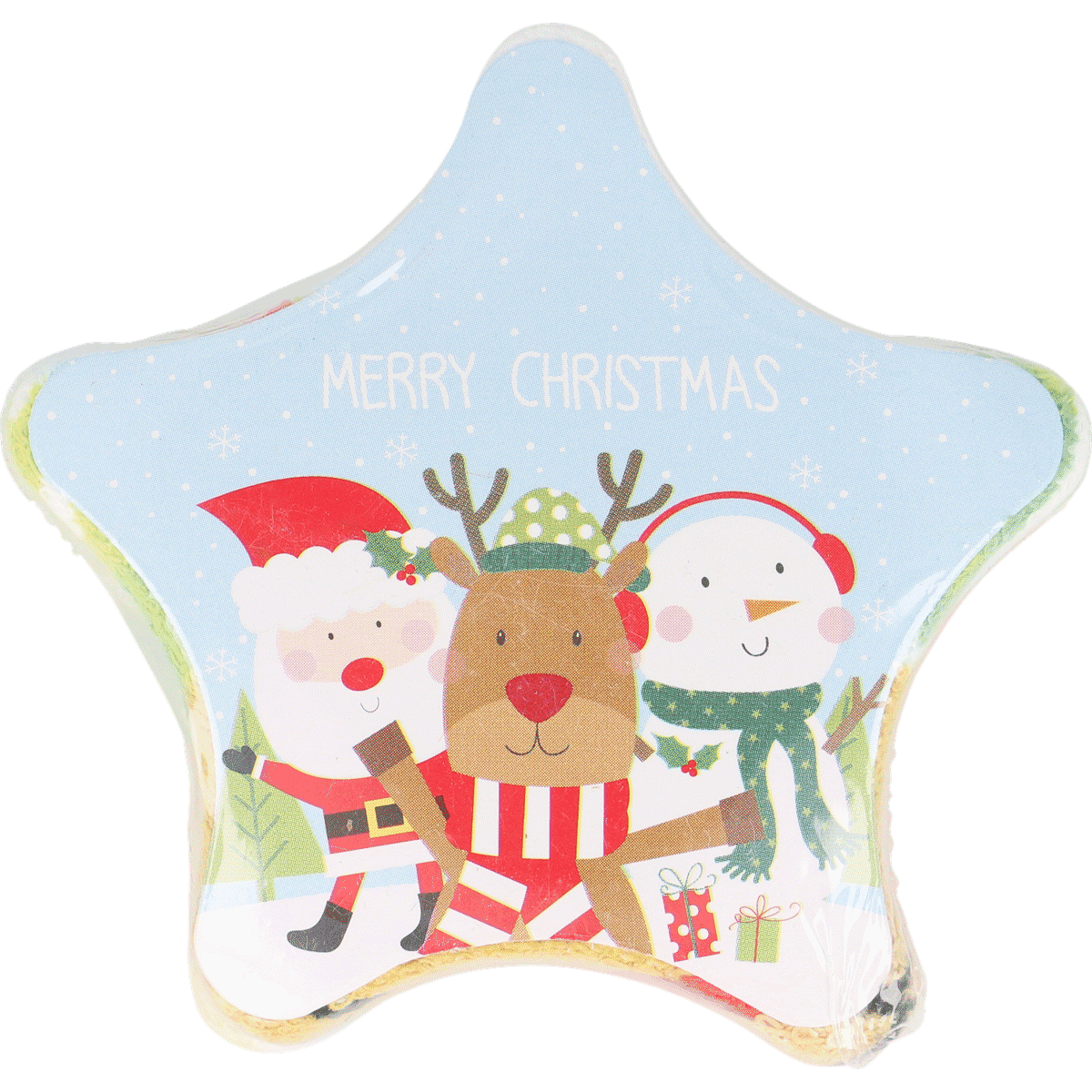 Weihnachtsstern, Grinser, Sternform, Weihnachtsmotiv, Figurinen