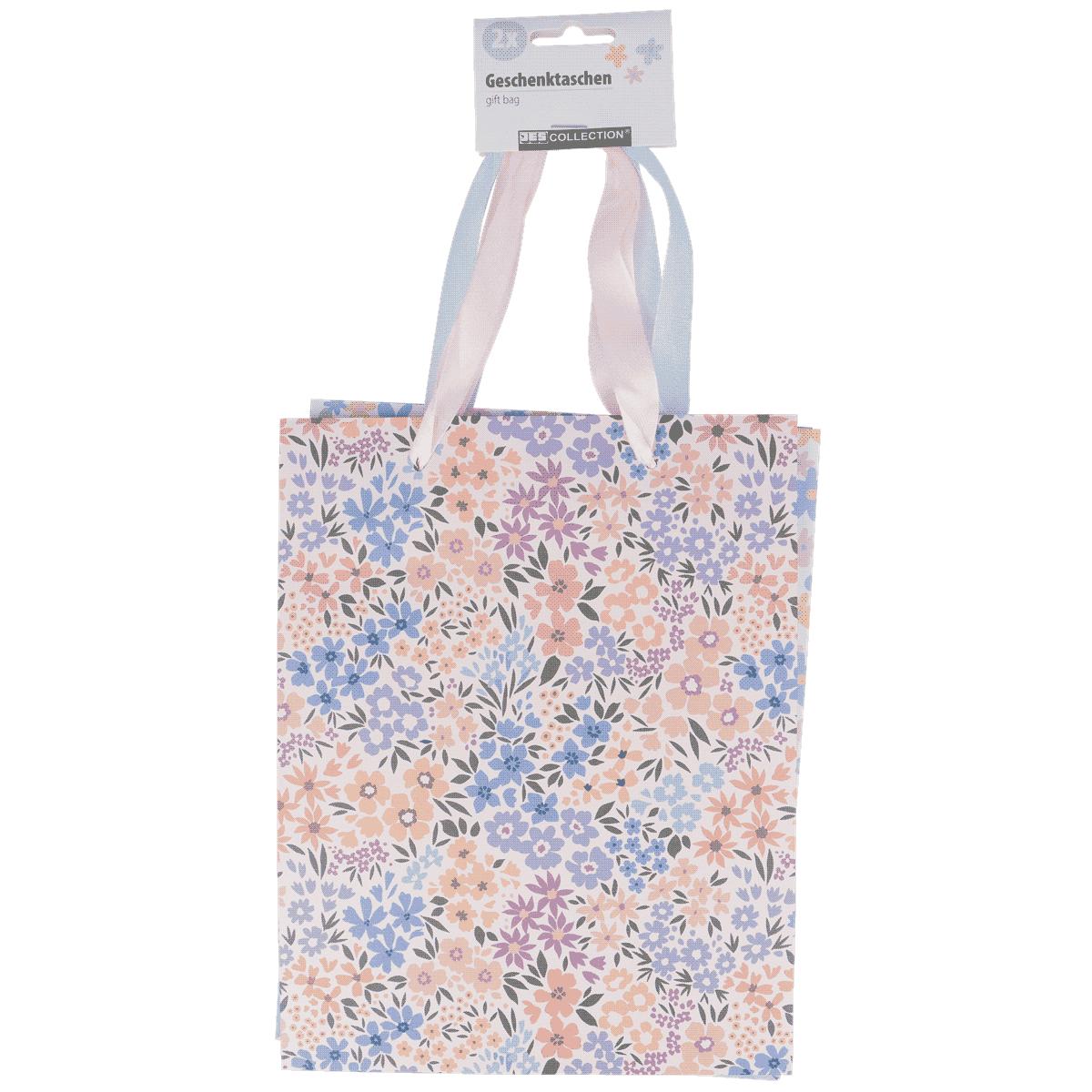 Geschenkbeutel, Blumenmuster, Papiertragetasche, Pastellfarben, Griffe Band, Geschenktüte, Blumenmuster, Papiertragetasche, Pastellfarben, Griffe/Laschen, Geschenktasche, Blumenmuster, Papiertüte, Pastellfarben, Schleifenhenkel