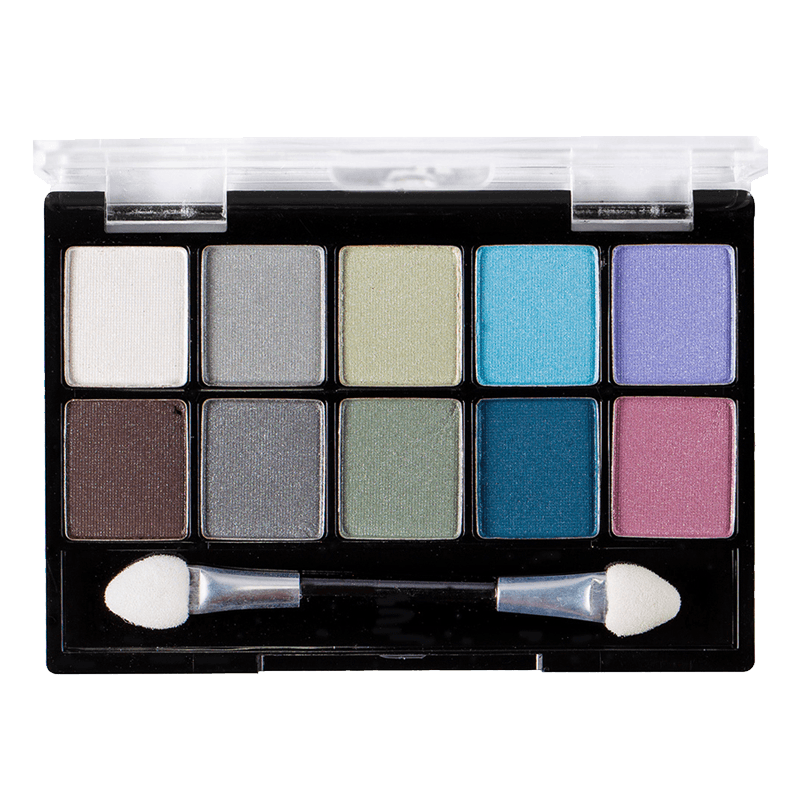 Lidschatten-Palette, Lidschatten, Farben, 12 Farben, Applikator, Lidschatten-Palette, Augen-Make-up, Farbenpalette, Matte-Schatten, Doppel-Applikator, Lidschattenpalette, Schattierungen, Pigmentpalette, Make-up, Pigment