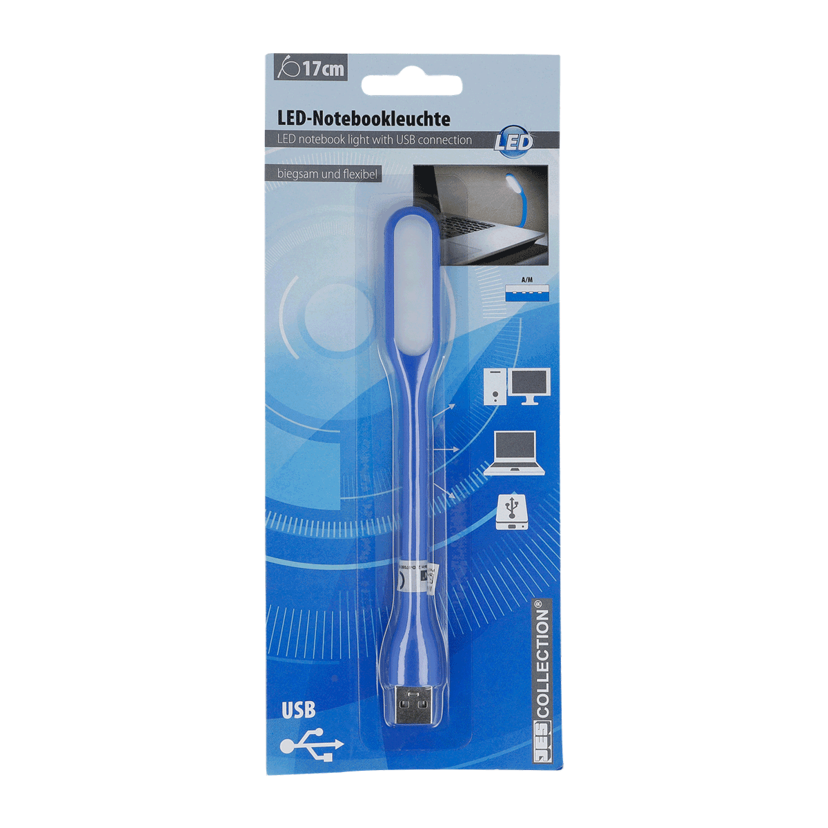 USB-Lampe, LED-Lampe, Notizbuch-Lampe, USB-Verbindung, flexibel, LED, Notebooklampe, USB, flexibel, blau, USB-Ladegerät, LED-Licht, Notizbuchlampe, USB-Kabel, Flexibles Design