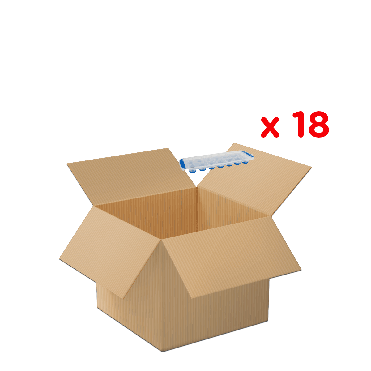 Kartons, Umzugkarton, offen, Box, Strecke