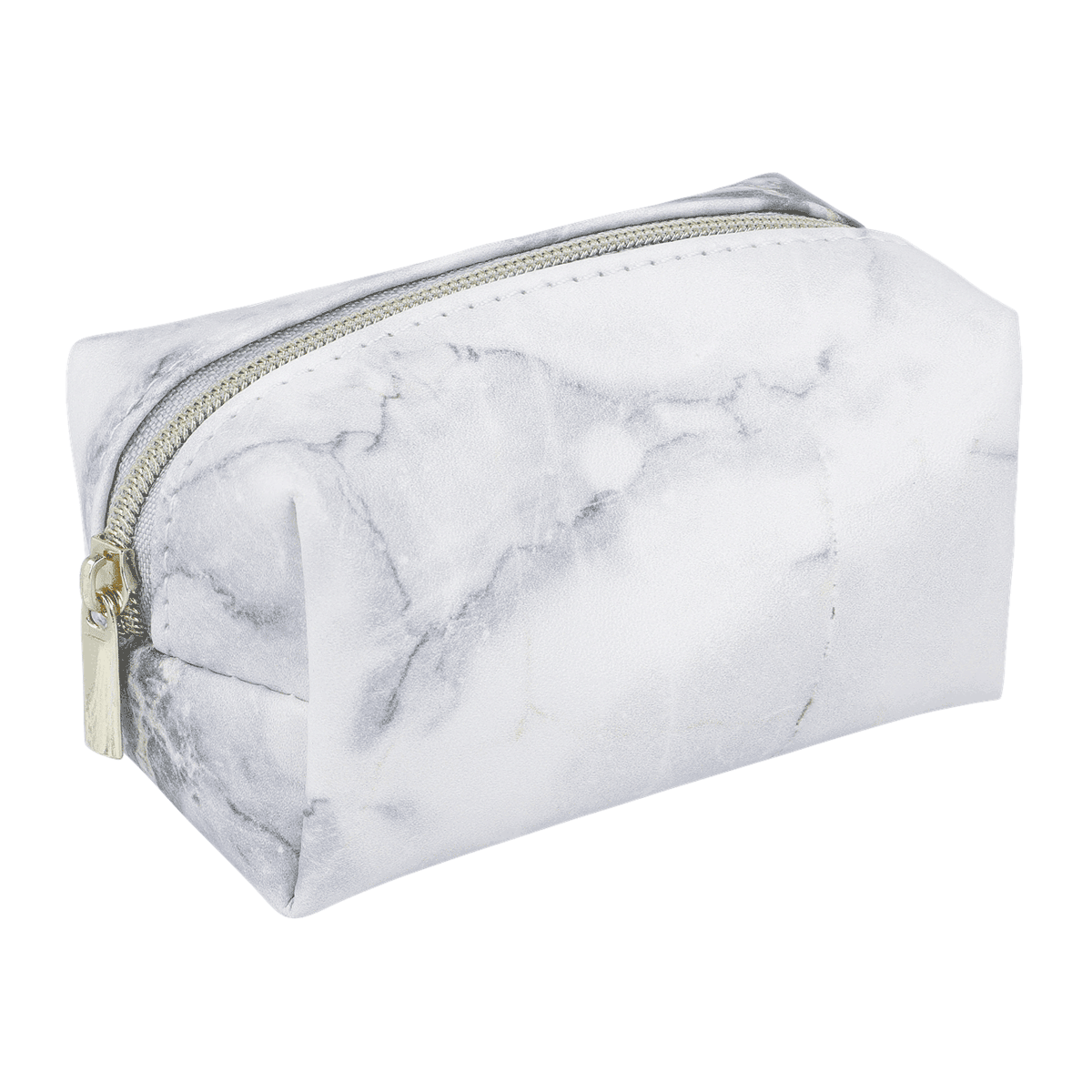 Makeup-Tasche, Beutel, Marmoroptik, Reißverschluss, Weiß/Grau, Kosmetiktasche, Make-up-Täschchen, Marmor-Optik, Reißverschluss, weiß-grau, Kosmetiktasche, Make-up-Beutel, Marmor Muster, Reißverschluss, Weiß-Grau
