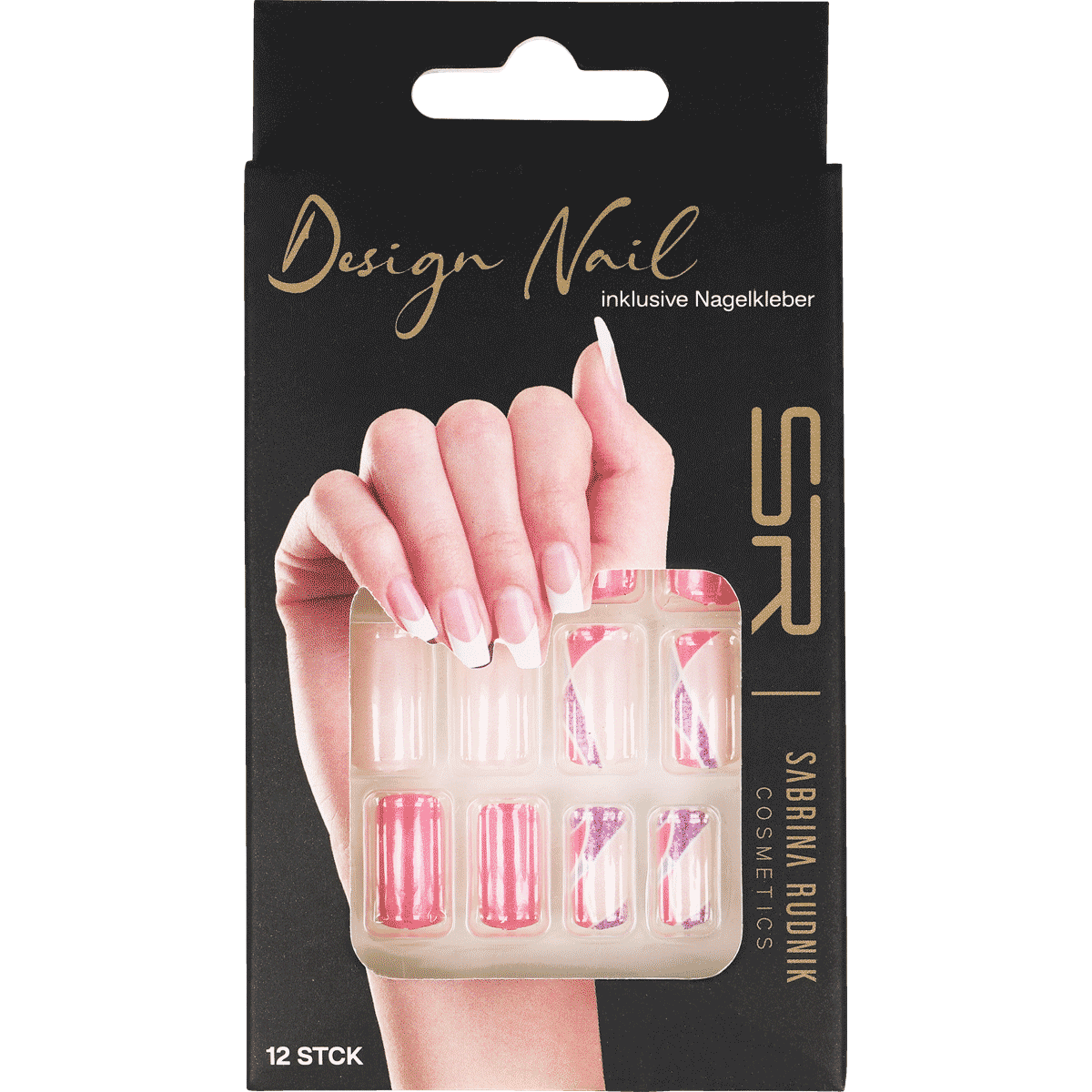 Nagelsticker, Nail design, French manicure, Kunstnägel, Nail stickers, Nagellack, Nail-Design, Kunstnägel, Kunstnagel-Aufkleber, 12 Stk, Nail-Design, Kleber, Nagellack-Steine, Kunstnägel, Kosmetik