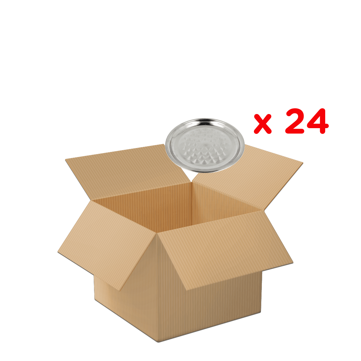 kartonbox, karton, deckel, konservendose, 24-stück, Kartonbox, Deckel, Aluminiumdeckel, Konservenverpackung, 24 Stück, Kartonbox, Aluminiumdeckel, Dosen, Einmachglas, Lagerverpackung