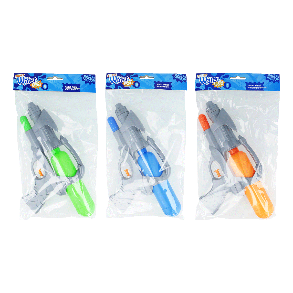 wasserpistole, Spielzeug, Pistole, Spritze, Spritzpistole, Wasserpistole, Wasserpistole Kinder, Wasserpistolen Set, Grüne Wasserpistole, Blau/orange Wasserpistole, Wasserpistole, Spielzeugpistole, verpackt, Neon grün, orange blau rot
