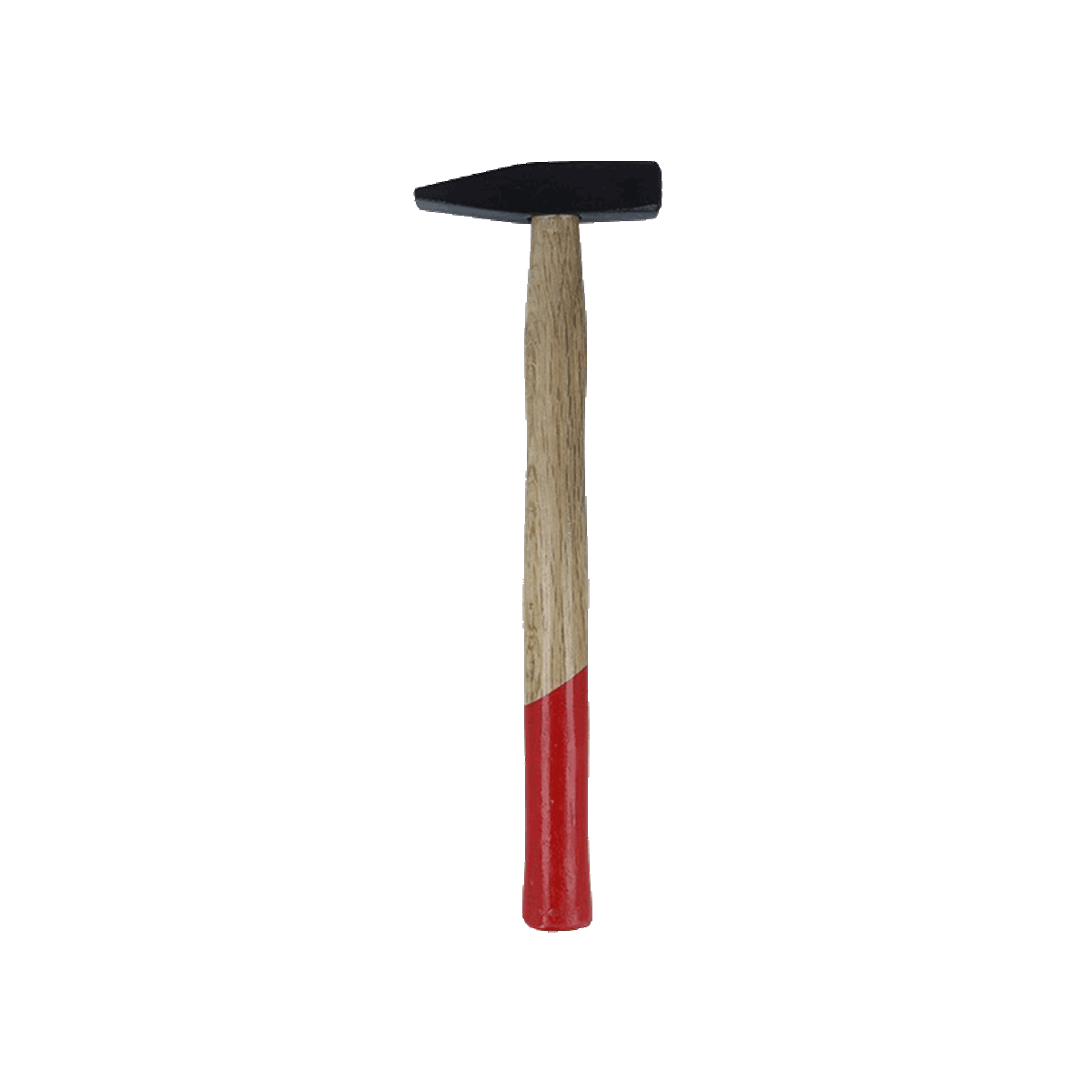 Hammer, Holzgriff, Metallkopf, Rote Grifflasche, Hammer mit Klauen, Hammer, Holzstiel, Schlosshammer, Roter Griff, Metallkopf, Hammer, Holzstiel, Roter Griff, Klopfhämmer, Metallkopf