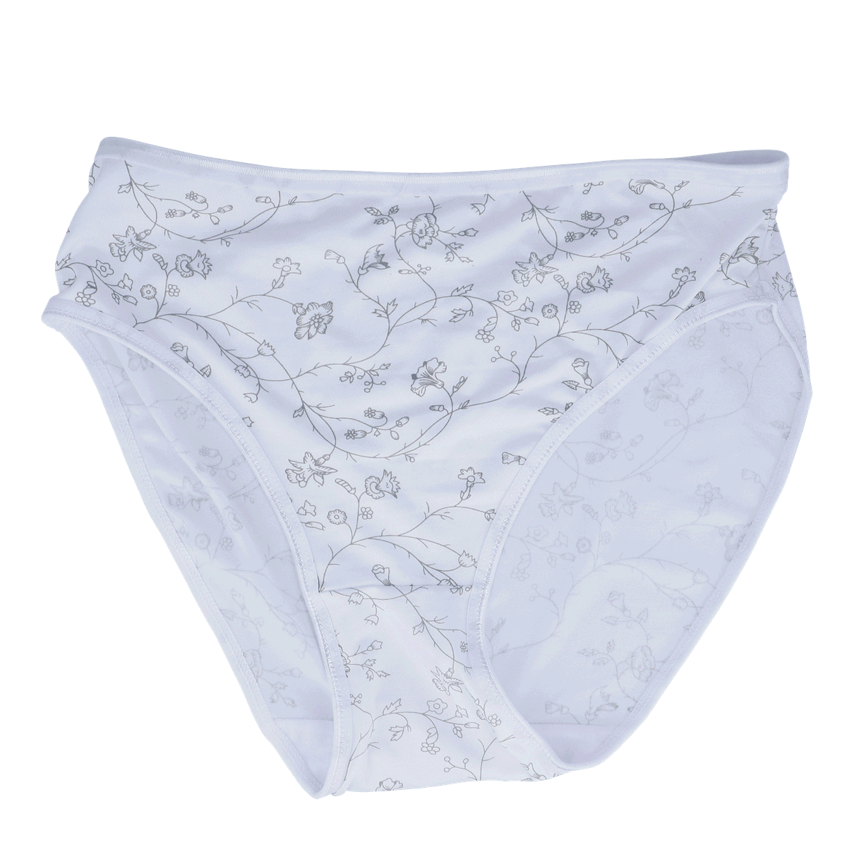 Unterhose, Damen, Weiß, Blumenmuster, Höschen, Unterwäsche, Slip, Blümchenmuster, Weiß, Hochgeschnittene Passform, Unterwäsche, Hüftslip, Blumenmuster, Weiß, Damenunterwäsche