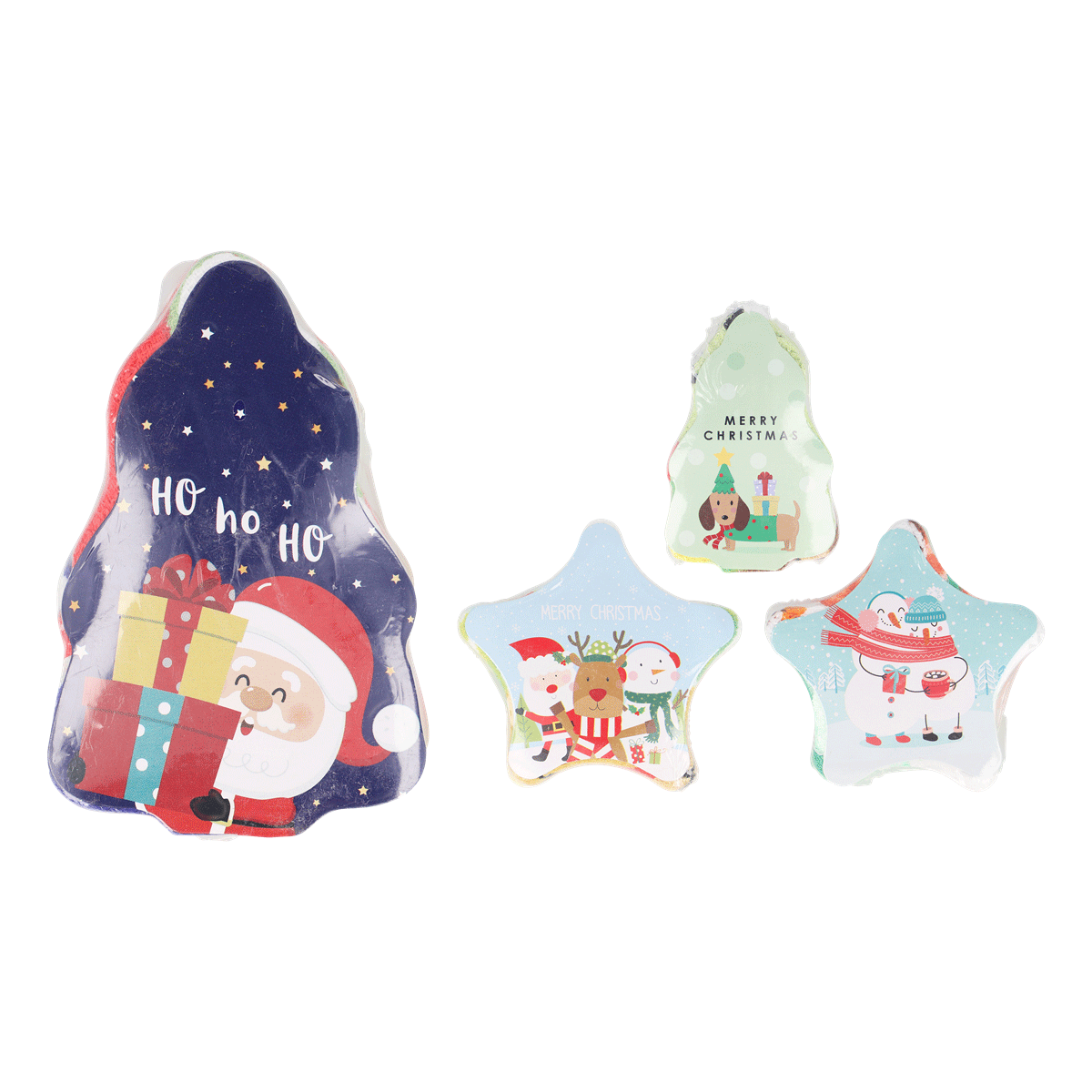 Weihnachtsdekoration, Geschenkverpackung, Santa, Sterne, Weihnachtsmotiv