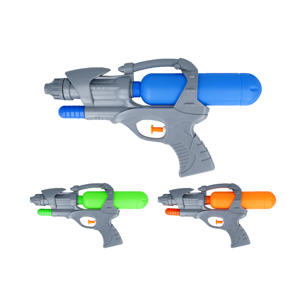 Wasserpistole, Spielzeugpistole, Nerf-Style, Blau, Mehrfarbig, Wasserpistole, Spielzeugpistole, Kinderpistole, Farben: blau, Mehrfachset, Wasserpistole, Spielzeugpistole, Schaumkanone, Mehrfachsatz, Farbig