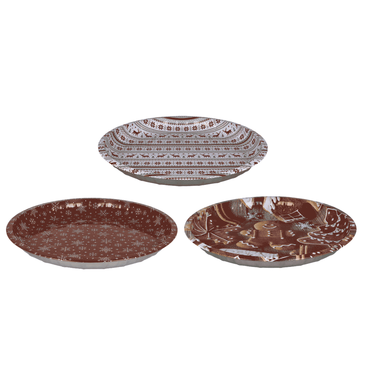 platten, weihnachtsdeko, musterteller, teller-set, weihnachtsmotiv