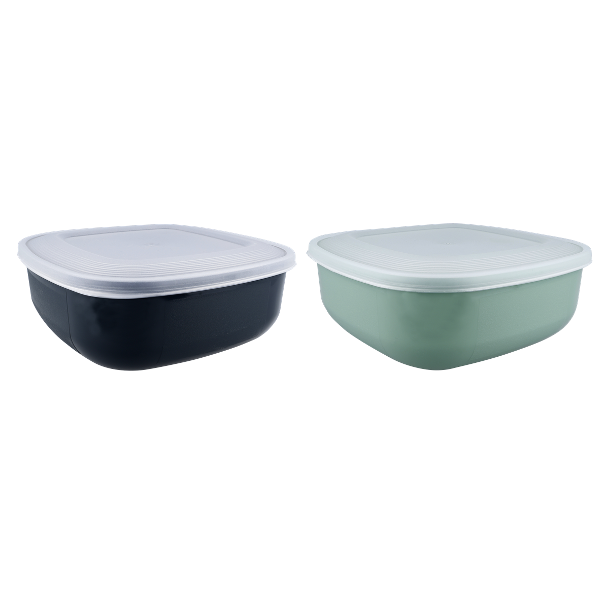Aufbewahrung, Snackbox, Gehäuse, Deckel, Kunststoffbox, Lunchbox, Bento, Container, Runddose, Fächer, Aufbewahrungsbox, Lunchbox, Material: Kunststoff, Farbe: Dunkelblau, Deckel mit Dichtung