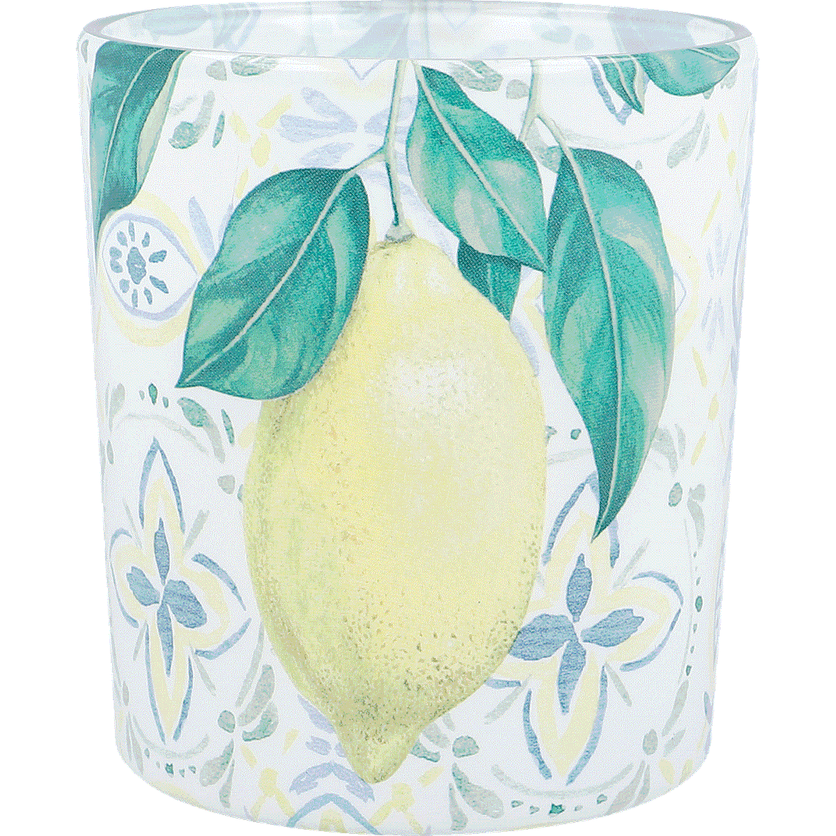 Zitrone, Zitrone Muster, Fruchtmotiv, Zitrus, Bedruckte Tasse, imprägniertes, Zitrone Muster, Glas, Küchenglass, Zitrone, Zitrone, Zitrus, Blättermuster, Vase, Keramik