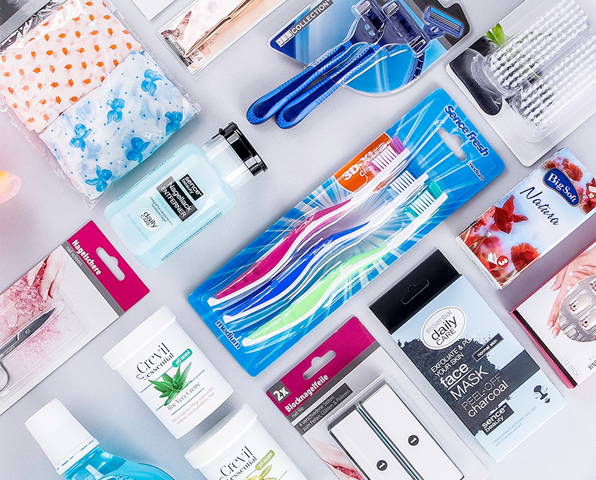 Zahnputzset, Zahnbürsten, Zahnpflege, Mundhygiene, Kompaktbox