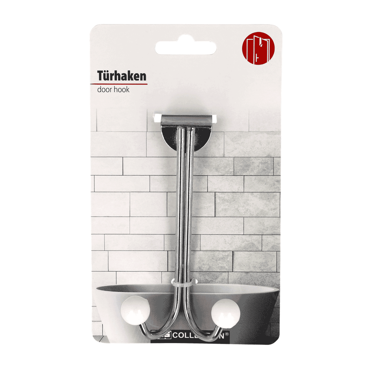 Türhaken, Badhaken, Kleiderhaken, Metall, Chrom, Türhaken, Duscheklammer, Stahl, Chrom, Wandhalterung, Türhaken, Duschhaken, Stahl, Silber, Wandhalterung