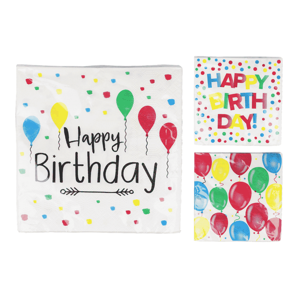 Birthday, Partyausstattung, Konfetti, Luftballons, Dekoration, Birthday, Ballons, Feier, Papierservietten, Dekoration,  birthday,  Ballon,  Konfetti,  Servietten,  Partyset