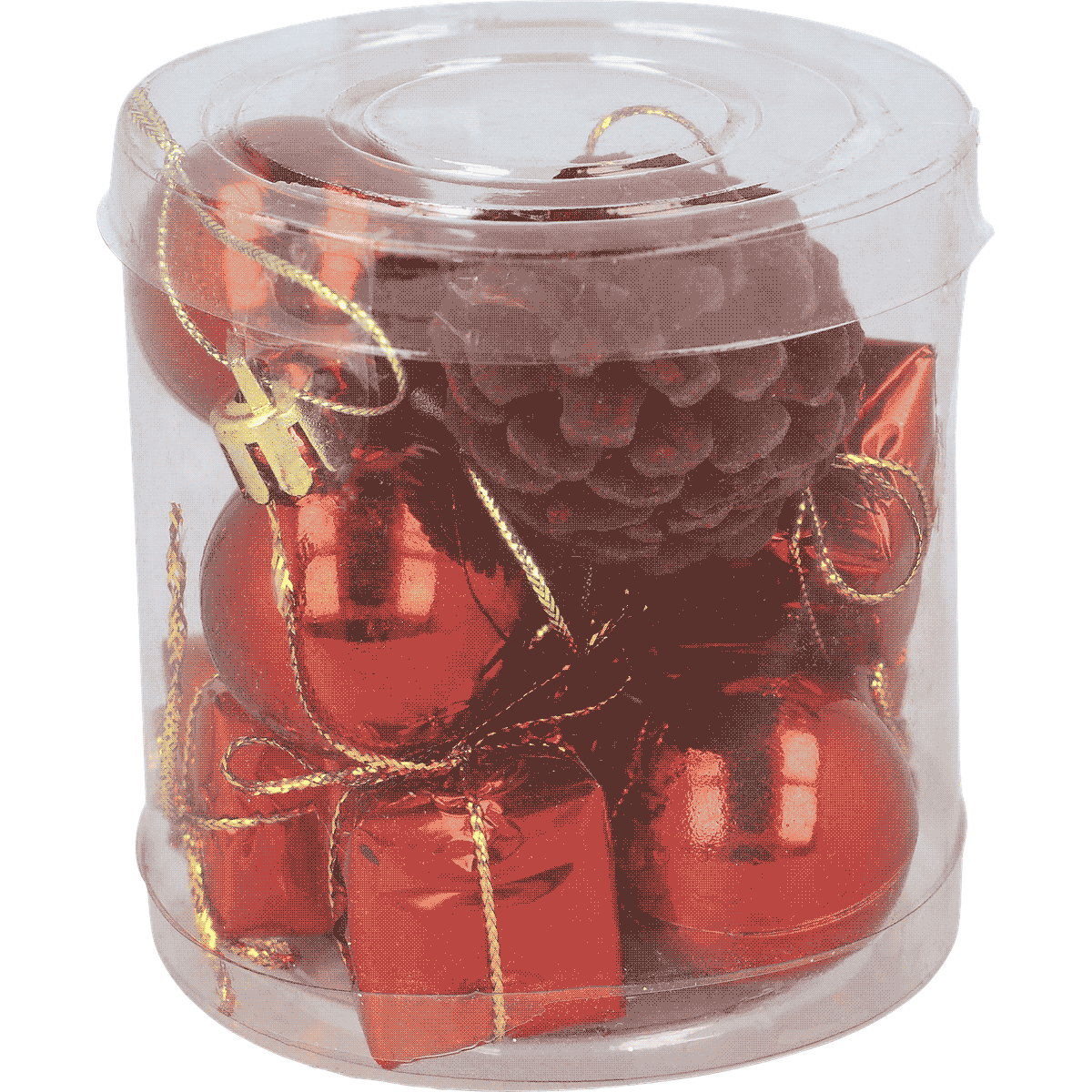 Weihnachtsdeko, Kugeln, Kristbaumkugel, Geschenkbox, Schnur/garn