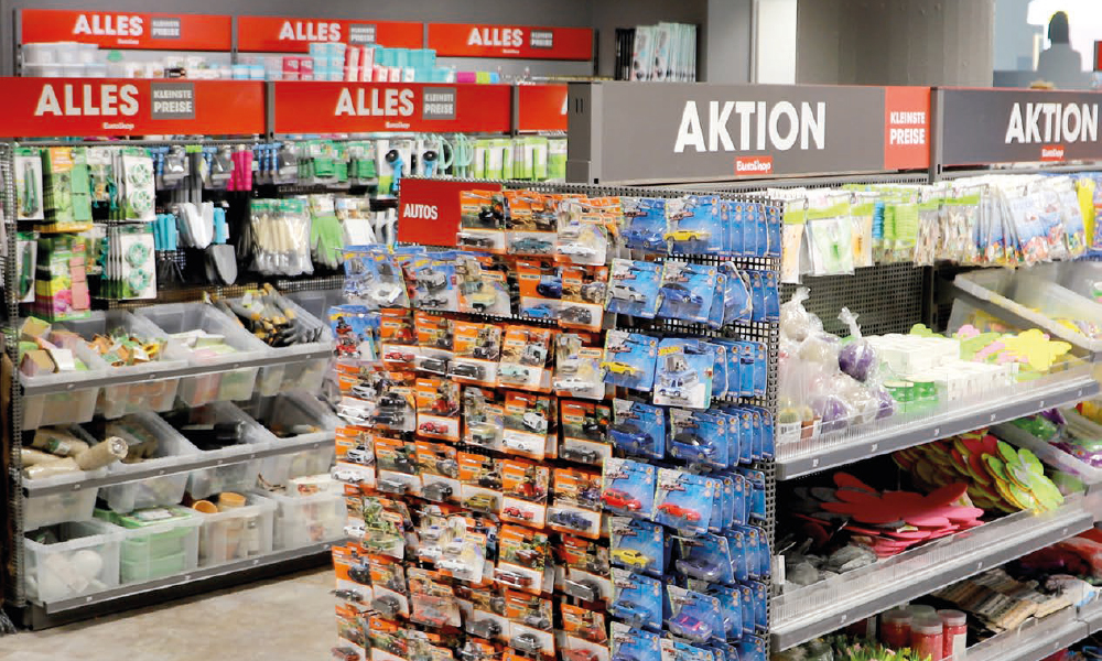 Bargeld, Lagerware, Shop-Display, Sortimentsregal, Kiosk-Pantry