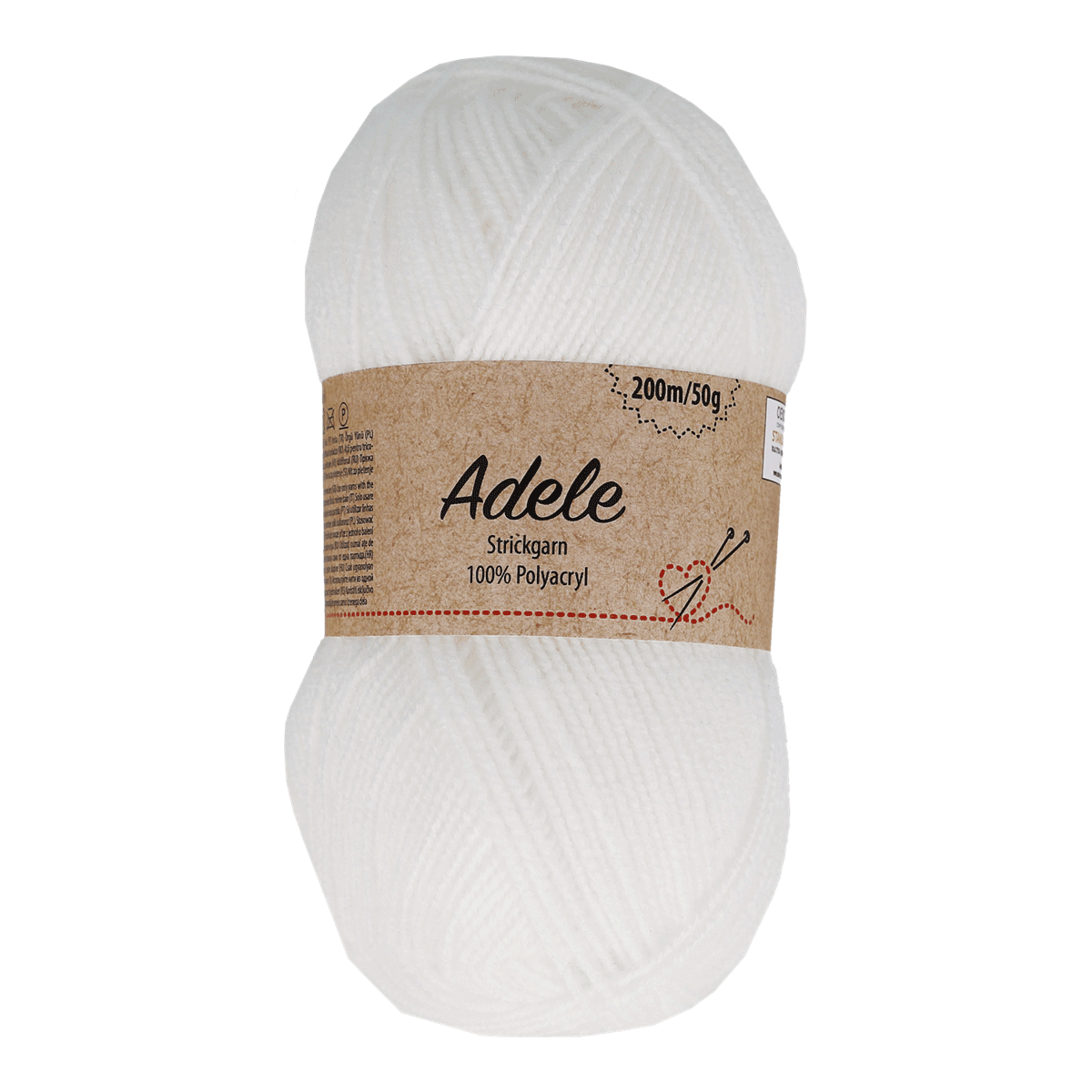Knitting yarn, Polyacryl, Weiße Wolle, Schnurgarne, Strickgarn, Polyacryl, Garn, Strickgarn, 100% Polyacryl, Weiß, Strickgarn, 100% Polyacryl, Weiß, Knäuel, Garnbanderole