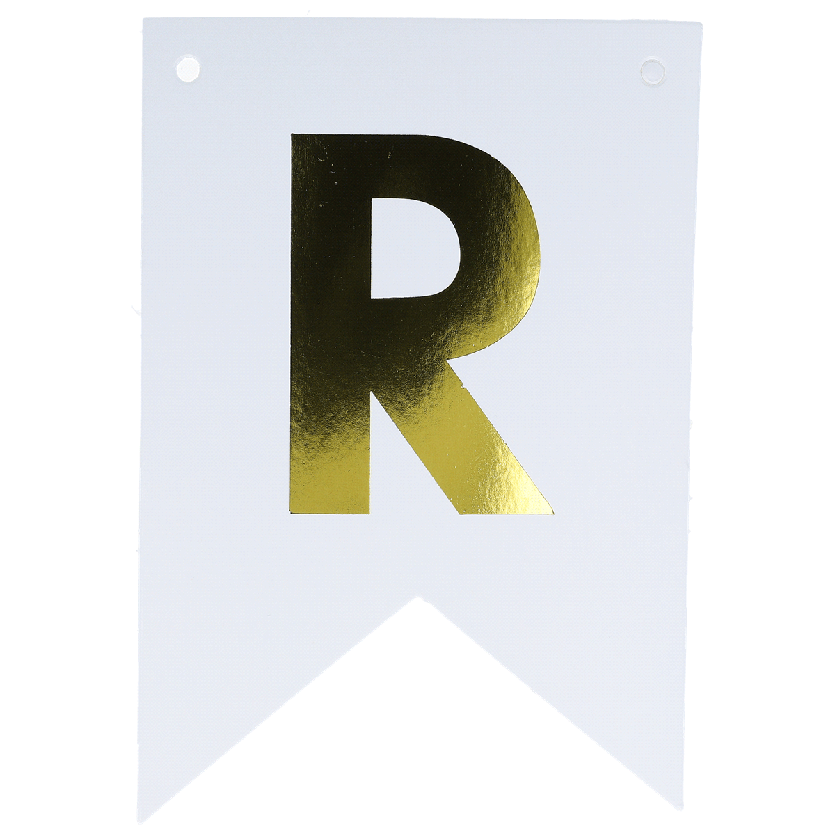banner, flag, R, gold, letter, Banner, Flag, Buchstabe R, Goldfolie, Weiße Poster, Banner, Flag, Papierbanner, R Buchstabe, Goldfolie
