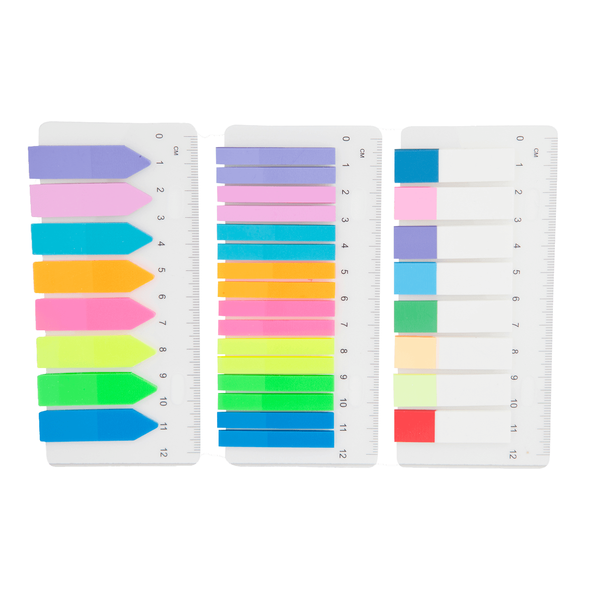 Post-it Notizstreifen, Neonfarbene Stifte, Farbensortierkarten, Klebezettel-Set, Rollen-ähnliches Pad, Farbstifte, Schlfcssel, Leuchtfarben, Farbfelder, Klebesticker, Post-it, bunte Klebezettel, Farbmustern, Neonfarben, Linealskala